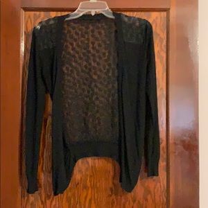 Black cardigan
